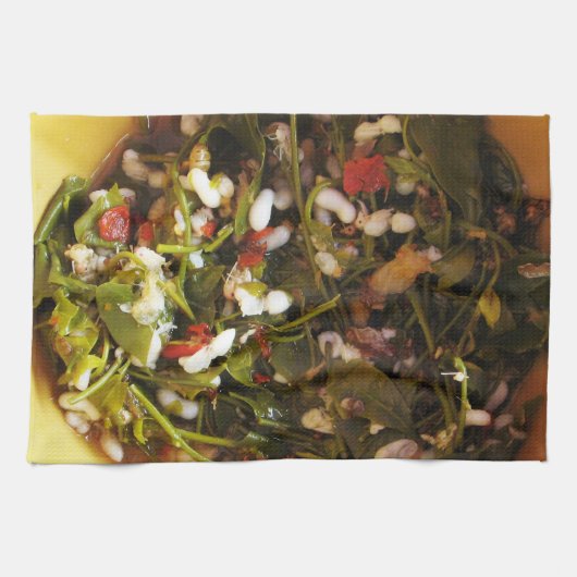 Rood Ant Egg Salad ... Thai Street Food Theedoek (Horizontaal)