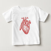 Rood Antiek anatomisch hart (Voorkant)