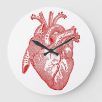 Rood Antiek anatomisch hart