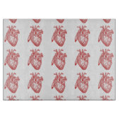 Rood Antiek anatomisch hart Snijplank (Voorkant)