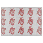 Rood Antiek anatomisch hart Snijplank (Voorkant)