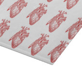 Rood Antiek anatomisch hart Snijplank (Hoek)