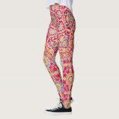  rood Antiek Mandala Leggings (Links)