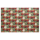 rood appel botanisch goudalfabet stof (Yard (91,4 cm))