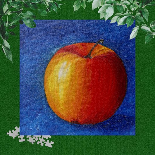 Rood appel - Poster met stilstaand leven Legpuzzel