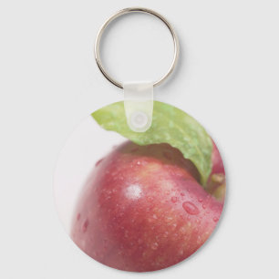 Rood Appelgroen Blad Sleutelhanger