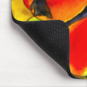 Rood appels waterverf fruitschilderkunst muismat (Hoek)