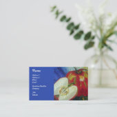 Rood appelsap Visitekaartjes (Staand voorkant)