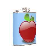 Rood appelvinylomhulsel heupfles (Rechts)
