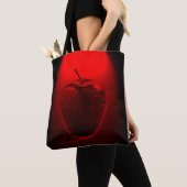 Rood Apple, gekristalliseerd Tote Bag (Dichtbij)
