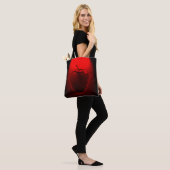 Rood Apple, gekristalliseerd Tote Bag (Op model)