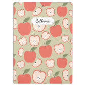  Rood Apple naadloos patroon Klembord (Achterkant)