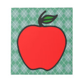Rood Apple School Notitieblok Gift (Voorkant)