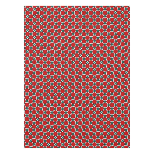  rood Arabisch Egypte Geometrisch Patroon Tafelkleed (Voorkant)