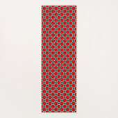  rood Arabisch Egypte geometrisch patroon Yogamat (Achterkant)