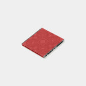 Rood artikel met notities post-it® notes (Schuin)