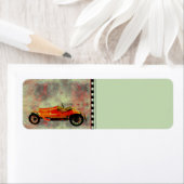  rood autoadreslabel etiket (Insitu)