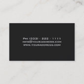 Rood autoresnelheid voor raceauto's visitekaartje (Achterkant)