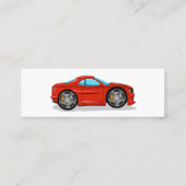 Rood autotuning mini visitekaartje (Achterkant)