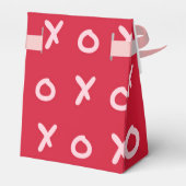Rood & Baby Roze X O XO XO's Trendy Cute Bedankdoosjes (Achterkant)