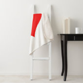 Rood Baby shower met hartverwarmingstoestel Geschi Sherpa Deken (In situ)