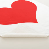 Rood Baby shower met hartverwarmingstoestel Geschi Sherpa Deken (3/4)