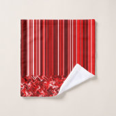 Rood Bad Handdoek (Wasdoekje)