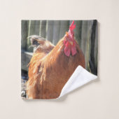 Rood Bad Handdoek (Wasdoekje)