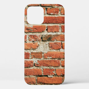 Rood baksteenwandtextuur grijze achtergrond. Abstr Case-Mate iPhone Case
