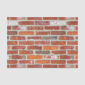 Rood bakstenen muurpatroon tissuepapier (Voorkant)