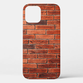 Rood bakstenen wandtextuur grunge backaardbrick, w Case-Mate iPhone case