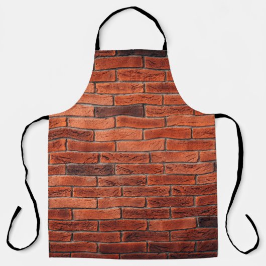 Rood bakstenen wandtextuur grunge backaardbrick, w schort (Voorkant)