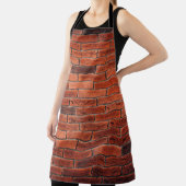 Rood bakstenen wandtextuur grunge backaardbrick, w schort (Insitu)