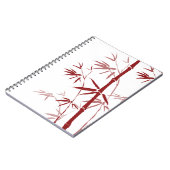 Rood Bamboe Notitieboek (Linkerzijde)