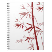 Rood Bamboe Notitieboek (Voorkant)