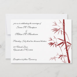 Rood-Bamboe-weddenschappen Kaart