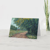 Rood Barn Boerderij Kaart (Voorkant)