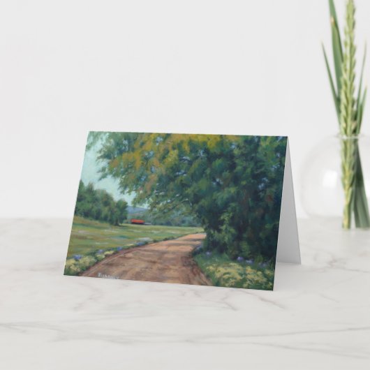 Rood Barn Boerderij Kaart (Voorkant)