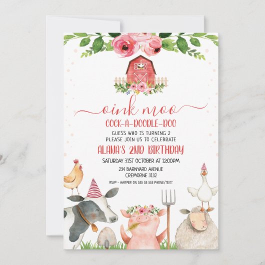 Rood-Barn-boerenveeforel Kaart (Voorkant)