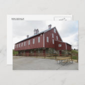 Rood Barn: Westminster, MD Briefkaart (Voorkant / Achterkant)