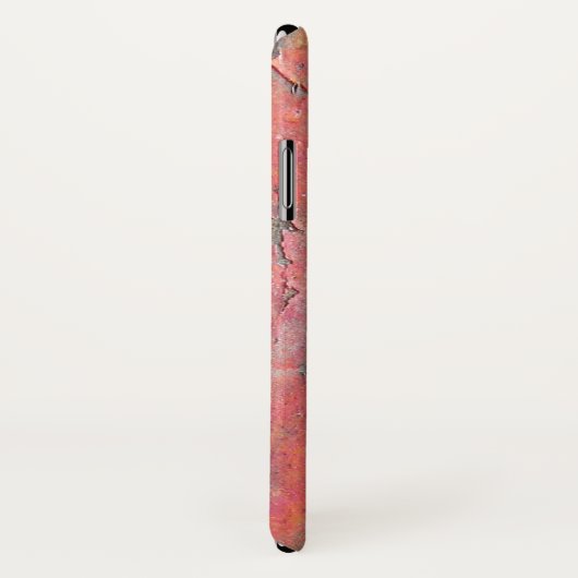  Rood Barn Wood Case-Mate iPhone Case (Achterkant / rechts)