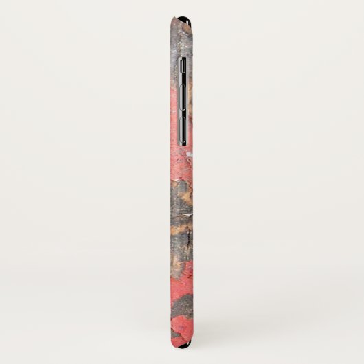  Rood Barn Wood Case-Mate iPhone Case (Achterkant/links)