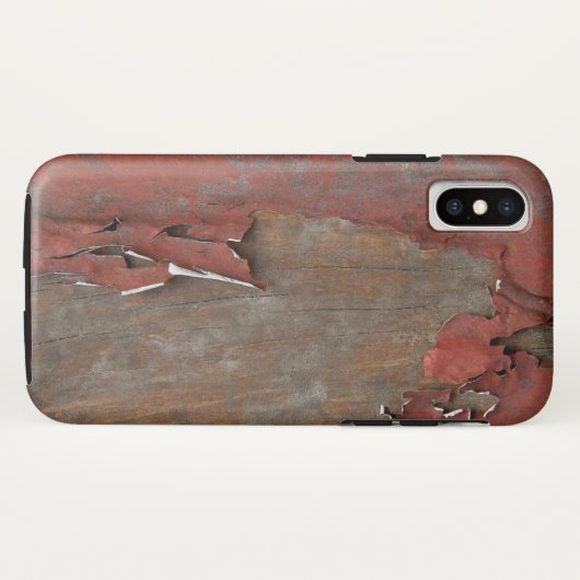  Rood Barn Wood Case-Mate iPhone Case (Achterkant (horizontaal))