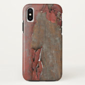  Rood Barn Wood Case-Mate iPhone Case (Achterkant)
