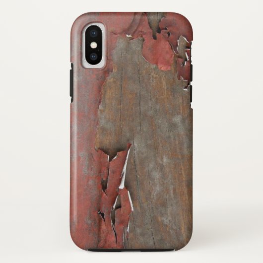  Rood Barn Wood Case-Mate iPhone Case (Achterkant)