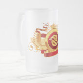 Rood Baron "Zodiac Pisces" 16 oz Mok van diepgevro (Voorkant links)