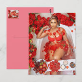 Rood Bath Briefkaart (Voorkant / Achterkant)