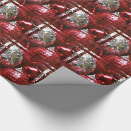 Rood Baubles verpakkingspapier Cadeaupapier