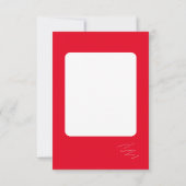 Rood Bedankkaart (Achterkant)