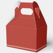 Rood bedrijfslogo bedrijf grote opening bedankdoosjes (Achterkant)